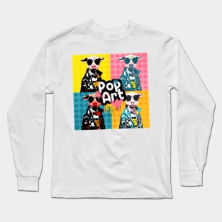 Pop Art Piglet Long Sleeve T-Shirt